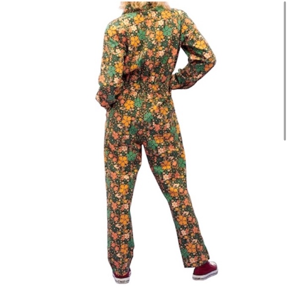 Lucy & Yak Carmen Floral Boilersuit Organic Cotton The Tay Print Womens S - Picture 2 of 14